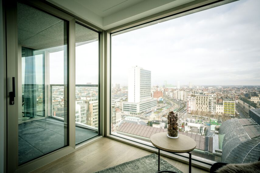 ConceptWall 60 Ściany osłonowe aluminiowe oraz MasterLine 8 OKNA - Antwerp Tower zlokalizowany w Antwerp, België