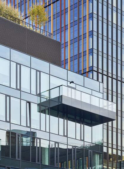 ConceptWall 50 Ściany osłonowe aluminiowe, MasterLine 8 OKNA, MasterLine 8 Drzwi, CW 50-HI Ściany osłonowe aluminiowe oraz CW 50-SC Ściany osłonowe aluminiowe - Forest zlokalizowany w Warsaw, Polska