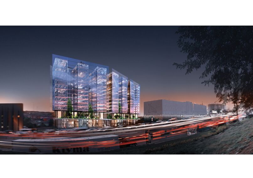 ConceptWall 86 Ściany osłonowe aluminiowe - Office building Merter w Stambule zlokalizowany w Istanbul, Turcja