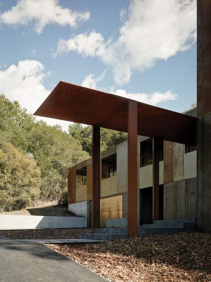 ConceptSystem 68 Okna aluminiowe, ConceptWall 50 Ściany osłonowe aluminiowe oraz ConceptPatio 130 Drzwi przesuwne aluminiowe - Villa The Giving Tree zlokalizowany wStany Zjednoczone Ameryki Północnej