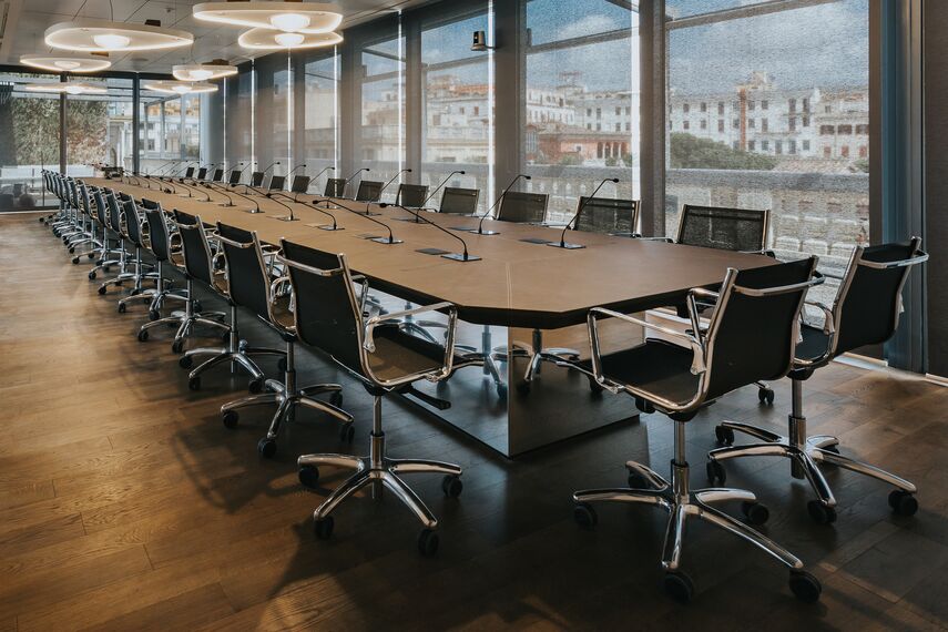 SlimLine 38 Okna aluminiowe oraz ConceptSystem 77 Okna aluminiowe - Office building Biura w Rzymie zlokalizowany w Rome, Włochy