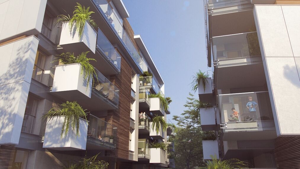 HiFinity Drzwi przesuwne aluminiowe oraz SlimLine 38 Ferro Okna aluminiowe - Apartmentcompleks One Charles de Gaulle zlokalizowany w Bucharest, Rumunia