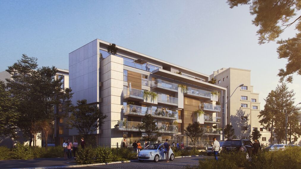 HiFinity Drzwi przesuwne aluminiowe oraz SlimLine 38 Ferro Okna aluminiowe - Apartmentcompleks One Charles de Gaulle zlokalizowany w Bucharest, Rumunia