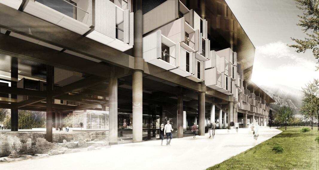 ConceptWall 50 Ściany osłonowe aluminiowe oraz ConceptSystem 68 Drzwi aluminiowe - Antakya Hilton Museum Hotel zlokalizowany w Hatay, Turcja