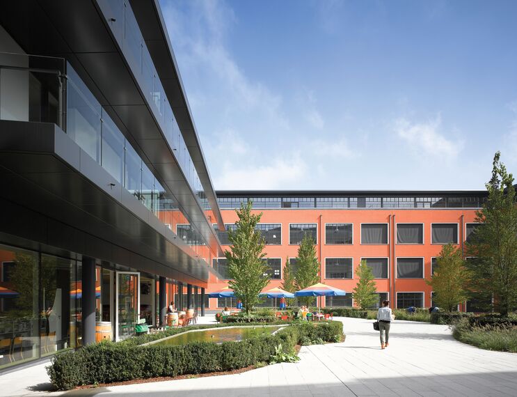 CS 38-SL Systemy anulowane oraz ConceptSystem 77 Okna aluminiowe - Apartmentcompleks 7even Tuinen zlokalizowany w Leuven, België