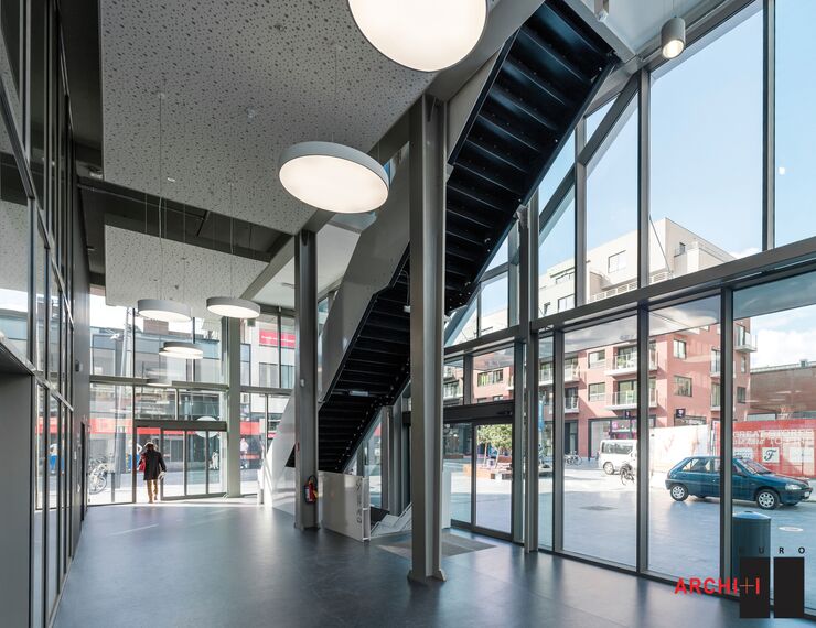 ConceptWall 50 Ściany osłonowe aluminiowe oraz CS 86-HI (c) Systemy anulowane - Knowledge Centre ARhus zlokalizowany w Roeselare, België