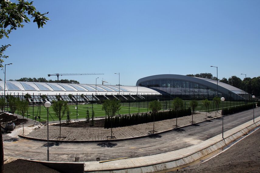 ConceptWall 50 Ściany osłonowe aluminiowe - Sports centre Sports Centre SOK Kamchia zlokalizowany w Varna, Bulgarije