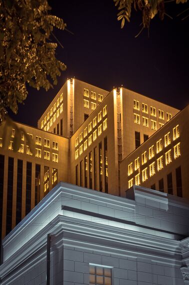 ConceptWall 50 Ściany osłonowe aluminiowe - Menorah Jewish Multifunctional Centre zlokalizowany w Dnepropetrovsk, Ukraina