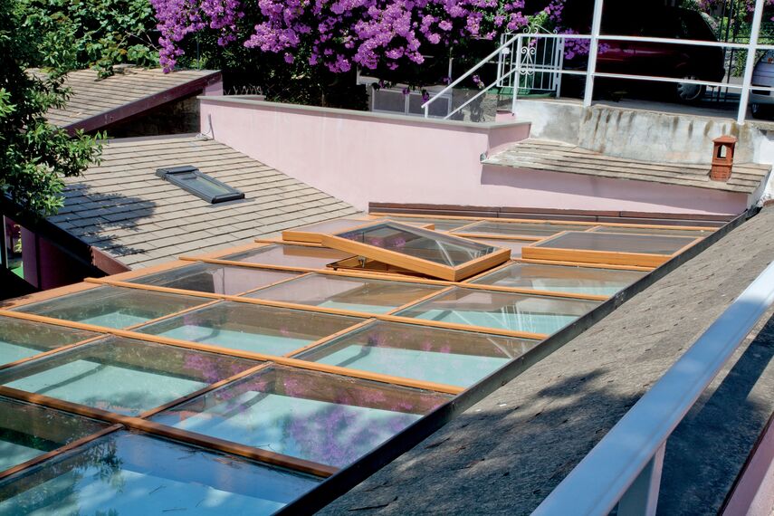 ConceptWall 60 Ściany osłonowe aluminiowe oraz ConceptRoof 120 Ogrody zimowe - Conservatory Conservatory Lavagna zlokalizowany w Vigolzone, Włochy