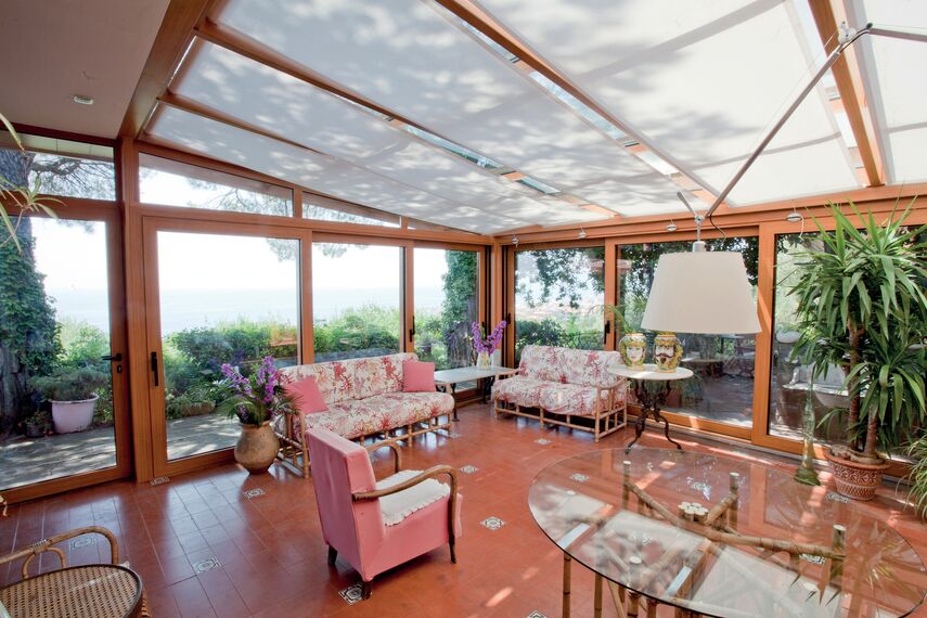 ConceptWall 60 Ściany osłonowe aluminiowe oraz ConceptRoof 120 Ogrody zimowe - Conservatory Conservatory Lavagna zlokalizowany w Vigolzone, Włochy