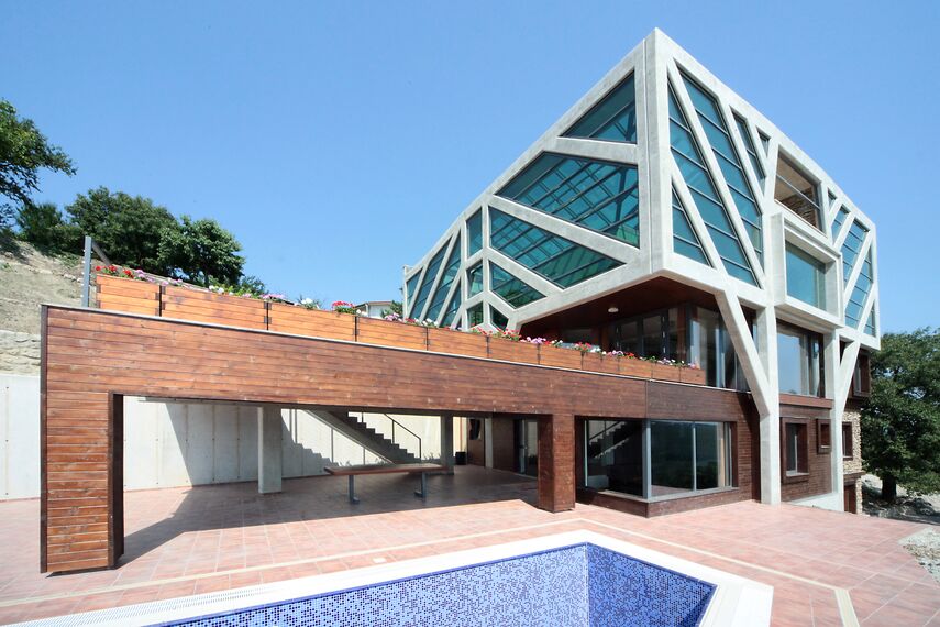 ConceptWall 50 Ściany osłonowe aluminiowe - House Private house - Zvezditza Vilage zlokalizowany w Varna, Bulgarije