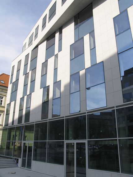 ConceptWall 50 Ściany osłonowe aluminiowe - Business Center Rigeleho zlokalizowany w Bratislava, Republika Słowacka
