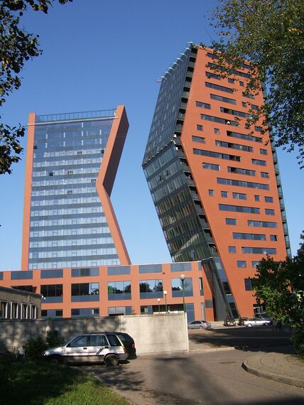 ConceptWall 50 Ściany osłonowe aluminiowe - Multifunctional complex K&D zlokalizowany w Klaipeda, Litwa