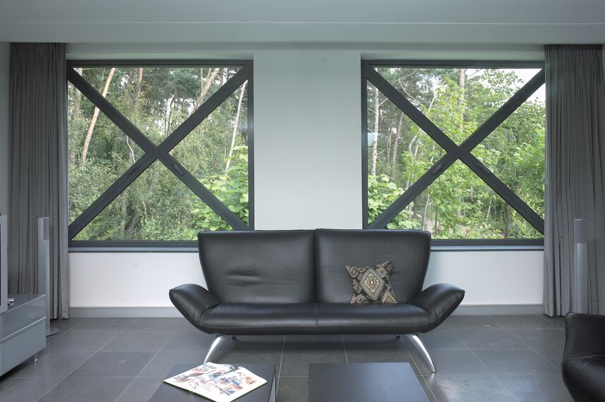 ConceptWall 50 Ściany osłonowe aluminiowe - Private House Retie 2 zlokalizowany w Retie, België
