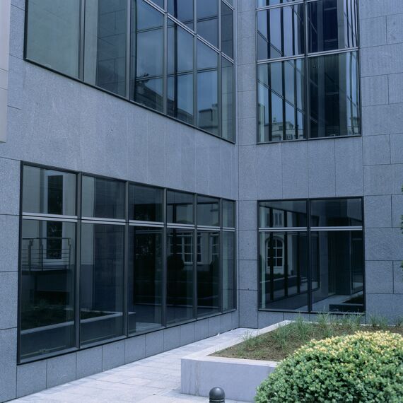 ConceptWall 86 Ściany osłonowe aluminiowe - Office building Office Building Espace Meeuws zlokalizowany w Brussels, België