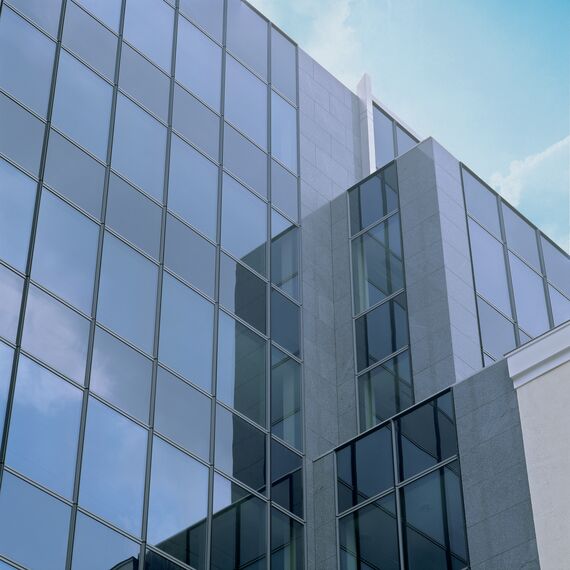 ConceptWall 86 Ściany osłonowe aluminiowe - Office building Office Building Espace Meeuws zlokalizowany w Brussels, België