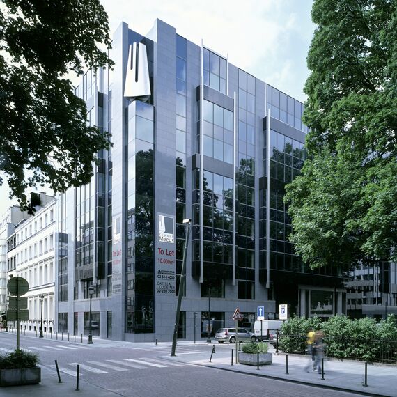 ConceptWall 86 Ściany osłonowe aluminiowe - Office building Office Building Espace Meeuws zlokalizowany w Brussels, België