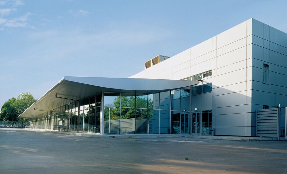 ConceptWall 50 Ściany osłonowe aluminiowe - Airport Airport Mariupol zlokalizowany w Mariupol, Ukraina