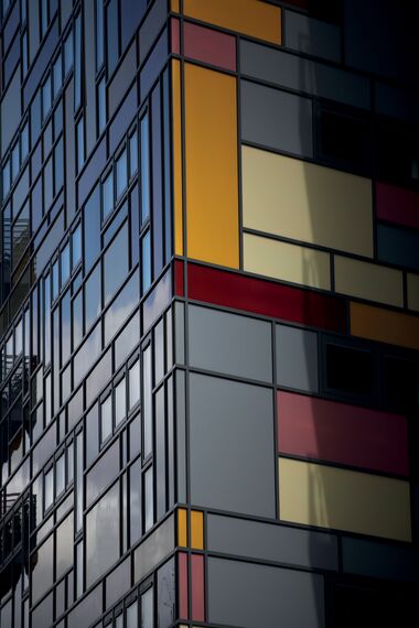 ConceptWall 50 Ściany osłonowe aluminiowe - Apartmentcompleks Matchmakers Wharf zlokalizowany w Stratford, Zjednoczone Królestwo