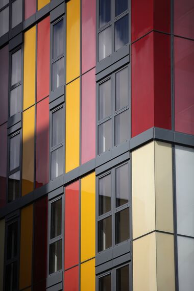 ConceptWall 50 Ściany osłonowe aluminiowe - Apartmentcompleks Matchmakers Wharf zlokalizowany w Stratford, Zjednoczone Królestwo