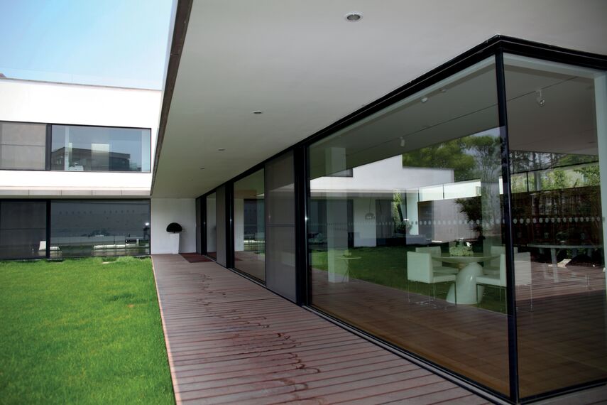 ConceptWall 50 Ściany osłonowe aluminiowe - Jiujiangtang Villa zlokalizowany w Shanghai, Chiny