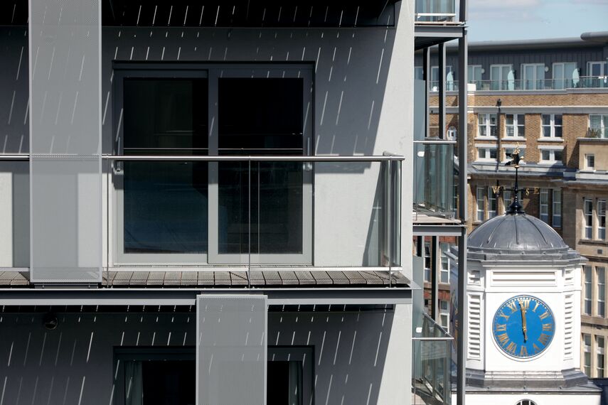 ConceptWall 50 Ściany osłonowe aluminiowe - Apartmentcompleks The Armouries zlokalizowany w London, Zjednoczone Królestwo