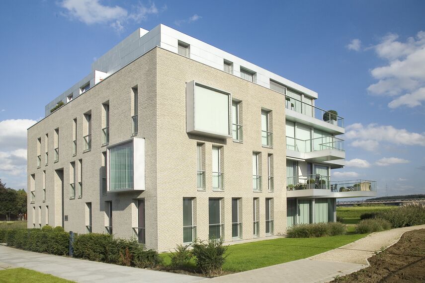 ConceptSystem 59 Drzwi aluminiowe, ConceptSystem 68 Okna aluminiowe, ConceptSystem 59 Okna aluminiowe oraz ConceptSystem 68 Drzwi aluminiowe - De Zaat Appartments zlokalizowany w Temse, België