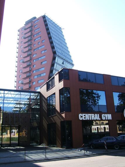 ConceptWall 50 Ściany osłonowe aluminiowe - Office building Multifunctional complex K&D zlokalizowany w Klaipeda, Litwa