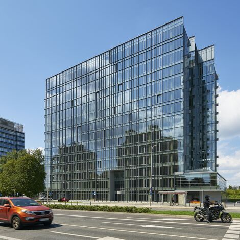 CW 50-HI Ściany osłonowe aluminiowe - Office building Equator IV zlokalizowany w Warsaw, Polska