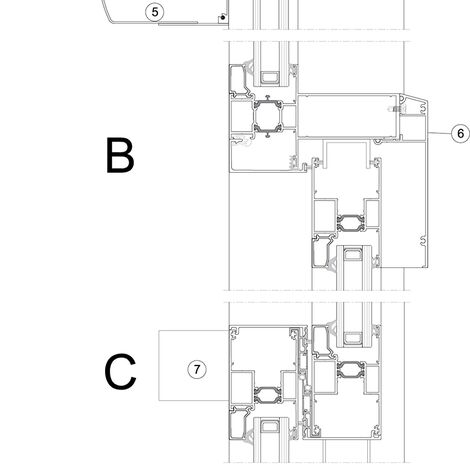 ConceptSystem 77 Drzwi aluminiowe, ConceptFolding 77 Drzwi przesuwne aluminiowe oraz ConceptWall 50 Ściany osłonowe aluminiowe - Philips Light Tower Lofts zlokalizowany w Eindhoven, Holandia