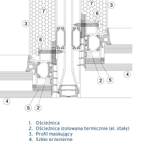 ConceptWall 86 Ściany osłonowe aluminiowe - Office building Höfdatorg zlokalizowany w Reykjavik, Islandia