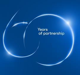 Logo z okazji 60-lecia partnerstwa.