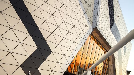 CW 50-SC Ściany osłonowe aluminiowe - Entertainment Perth Arena zlokalizowany w Perth, Australia