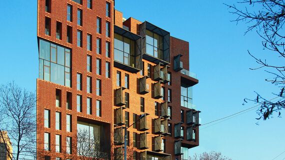 ConceptSystem 77 Okna aluminiowe oraz ConceptWall 50 Ściany osłonowe aluminiowe - Apartmentcompleks Red Apple zlokalizowany w Sofia, Bulgarije