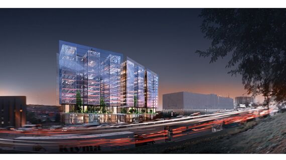 ConceptWall 86 Ściany osłonowe aluminiowe - Office building Merter w Stambule zlokalizowany w Istanbul, Turcja